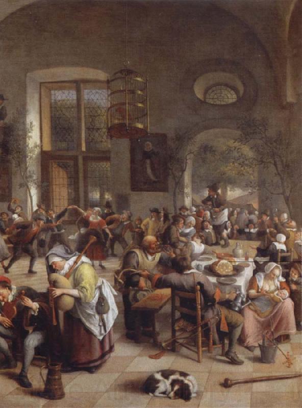 Jan Steen Tanzvergnugen in a coarse tavern